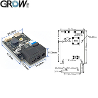 GROW GM69ro 1280*800 CMOS 1D/2D código de barras código QR DC5V módulo Lector de código de barras OCR pasaporte compatible con Arduino Android