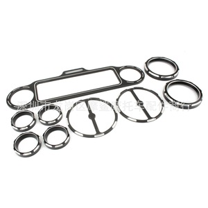 Juego de molduras para instrumentos de motocicleta Moshark, 9 piezas, cubierta de tablero de metal CNC para modificación de Harley Davidson - Product Image 4
