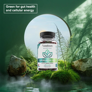 Personnalisé 1 Jour 60 Compte <span class=keywords><strong>Max</strong></span> Tous les 1 Verts Gummy Probiotic Vegan Sans Sucre Ajouté Nutrition Quotidienne Boost Suppléments à Base de Plantes pour Adultes - Product Image 3