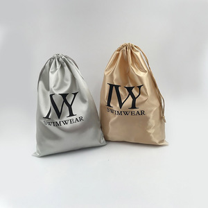 Factory Wholesale High Quality Custom Silk Printed Cloth Shoe Hair <b>Bag</b> <b>Personalized</b> Logo Dust Satin Drawstring <b>Bag</b> - Product Image 4