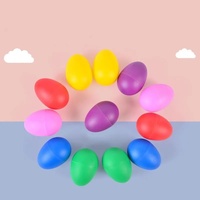 Wholesale Orff Percussion Instrument Montessori Toy Colorful Plastic Maraca Egg Shakers Musical Instrument Tool Toys Educational