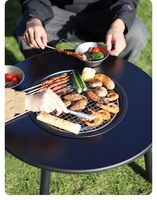 Barbecues et foyers d'extérieur carrés, tables de cuisson au charbon de bois pour le thé, grilles de barbecue, tables de cuisson, chauffage intérieur, grilles de barbecue
