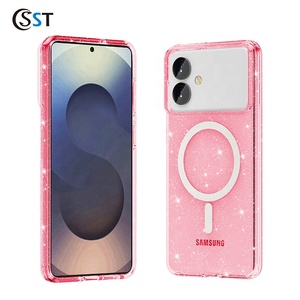 Mới Sang Trọng Pha Lê Rõ Ràng Magnetic Chống Sốc Trường Hợp Điện Thoại Đối Với Samsung S26 Cộng Với Trường Hợp Chống-Vàng Cổ Phiếu Có Sẵn - Product Image 2