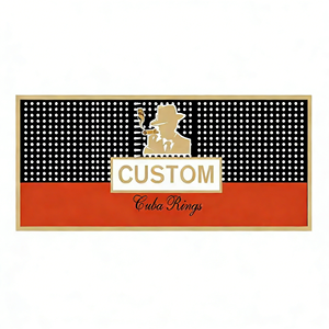 הדפסת לוגו מותאם אישית על סיגר, תווית סיגר קובנית יוקרתית עם הטבעה, סרט סיגר מנייר זהב, טבעת זהב - Product Image 2