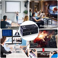 HDMI2.1 8K60Hz 4K Ses Çıkarıcı 7.1CH Atmos HDCP2.3 IR Uzaktan Kumandalı 4 Yollu Ses Çıkışı Ev Sineması AV Mühendisliği için