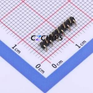 X1311WVS-11J-C18D42R2 Pin Header SMD,P=1.27mm Connector ( Pin Structure: 1x11P )( Pitch: 1.27mm )( Row Spacing: 1.27mm ) - Product Image 2