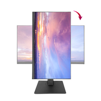 Monitor plano ODM OEM 23,8/27 ''con elevación FHD y micrófono Cámara de 500 megapíxeles Monitor de pantalla para juegos de computadora y altavoz