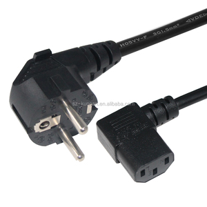 Avrupa standart ab tak güç kablosu CE7/7 güç kablosu VDE onaylı ab 3pin C13 tıbbi sınıf güç kabloları - Product Image 4