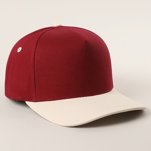 Bán Buôn Cao Đẳng Màu Hai-Tone Trống Vải Trucker Hat 5 Bảng Điều Chỉnh Một Khung 100% Bông Trống 2 Tone Gorras Người Đàn Ông Mũ Bóng Chày - Product Image 2