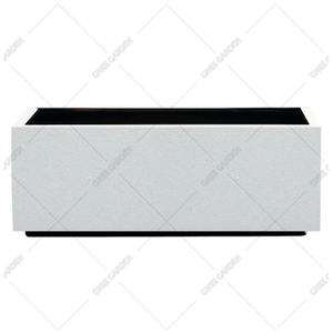 Jardinières de jardin en métal directes d'usine noir/blanc/rouillé pour décoration de balcon d'hôtel intérieur/extérieur Pots en acier résistant aux intempéries - Product Image 2