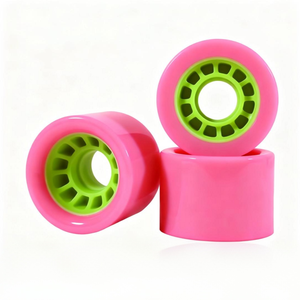 Vente d'usine Roues de patins à roulettes en plastique personnalisées 58 mm 59 mm 60 mm 62 mm Roues de patins à roulettes à grande vitesse <span class=keywords><strong>Quad</strong></span> Meilleures roues de patins à roulettes roses - Product Image 1
