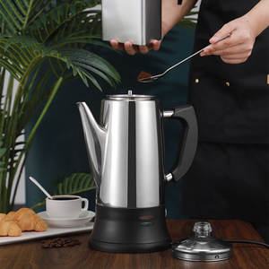 Comercial Oem <span class=keywords><strong>de</strong></span> acero inoxidable eléctrico automático coche Expresso té máquina <span class=keywords><strong>de</strong></span> café fabricante cervecero percolador - Product Image 3