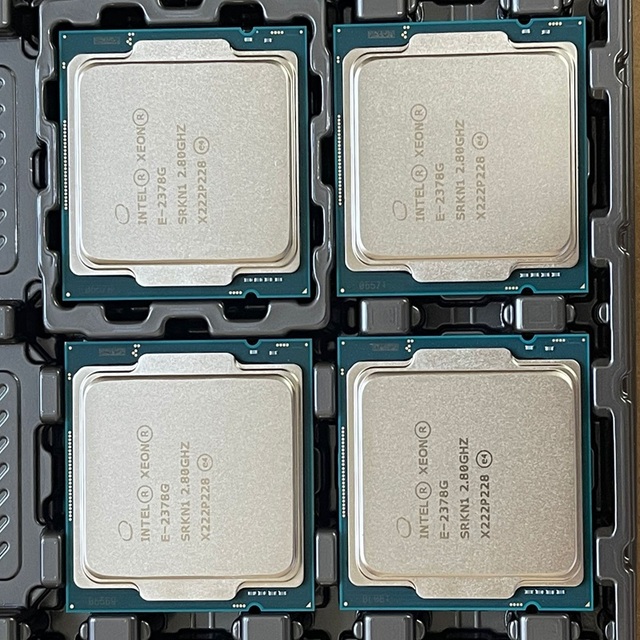 Server CPU Intel E-2324G E-2356G E-2374G E-2378G E-2386G E-2388G CPU Processor