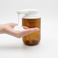 Distributeur automatique de savon en mousse ABS avec capteur, moderne, de qualité supérieure, en verre, fabriqué en usine, OEM ODM, pour hôtel, cuisine, salle de bain