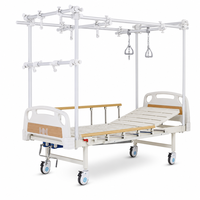 Lit de traction orthopédique manuel, lit d'hôpital, cadre de traction pour le dos et les genoux, lit de soins infirmiers, lit médical pour personnes âgées, soins intensifs, OEM