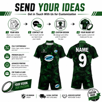 Tenue de rugby personnalisée Maori Polynésienne, maillots de rugby sublimés classiques pour hommes, ensemble de t-shirts et shorts d'entraînement sportif NZ