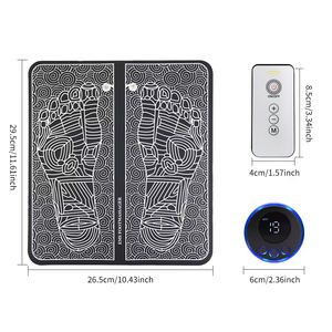 EMS 저주파 발 마사지기 리플렉솔로지 발 경혈 지압 근육 자극 종아리 마사지 기계 - Product Image 3