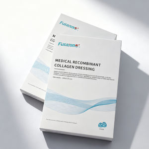 Vendajes transparentes para heridas al por mayor de fábrica, vendaje médico de colágeno recombinante con tela no tejida para el cuidado de heridas - Product Image 1