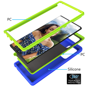 Coques de téléphone portable en silicone 2 en 1, protection arrière, absorption d'armure, pour <span class=keywords><strong>Samsung</strong></span> NOTE20 NOTE20P - Product Image 3