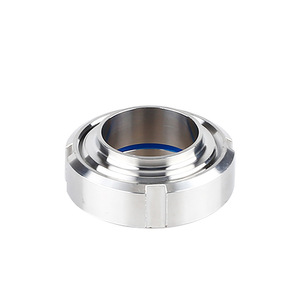 Kq Stainless Steel Sanitary <b>Adapter</b> DIN80 65 Round External Thread Male Female Connector - Product Image 3