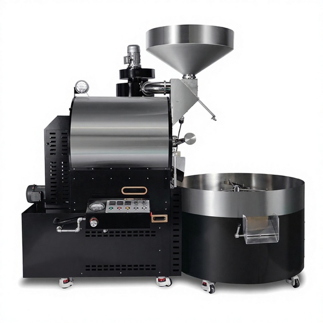 15kg Gas Drum Coffee Roaster Stainless Steel