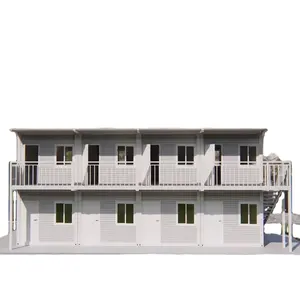 Prefab houses movable luxury isolation booth expandable prefabricated container house with bedroom for North America