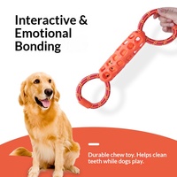 Jouet pour chien en TPR, best-seller transfrontalier, nœuds résistants aux morsures, anneau de nettoyage dentaire, pour Golden Retriever, usage quotidien interactif