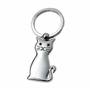 Portachiavi in peluche a forma di gatto, vendita singola, senza scatola inclusa - Product Image 2