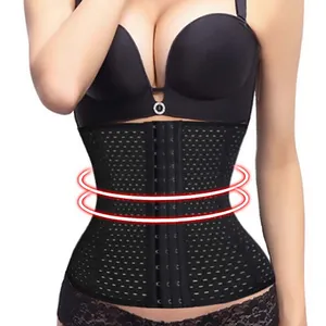 Hızlı kuru nefes alan iç çamaşırı kadın seksi sağlıklı Shapewear kilo kaybı zayıflama bel antrenör kemeri