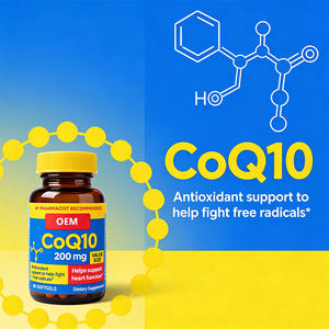 Koenzim <span class=keywords><strong>Q10</strong></span> minyak ikan Softgel kapsul Premium suplemen nutrisi untuk dewasa - Product Image 2