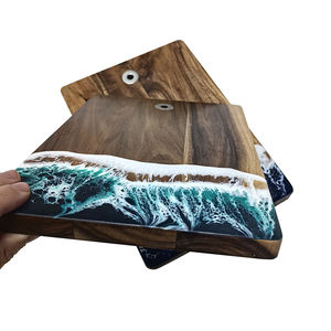 <span class=keywords><strong>Planche</strong></span> à fromage Natural House Ocean en résine époxy et bois d'acacia pour servir de la charcuterie et des <span class=keywords><strong>tapas</strong></span> - Product Image 5