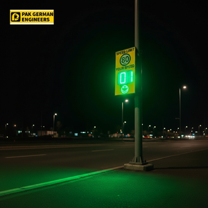 ป้ายเตือนความเร็วการจราจรแบบ LED |   ระบบแสดงผลเรดาร์สำหรับยานพาหนะ - Product Image 1