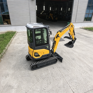 Mini-excavatrice sur chenilles en caoutchouc de 1 à 3,5 tonnes avec PLC et roulements pour moteur Stage V, cabine fermée, ROPS, FOPS, certifiée CE européenne - Product Image 2