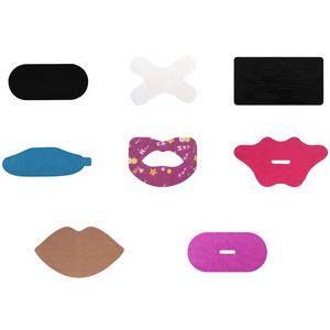 Bandes buccales en gros 100% imperméables hypoallergéniques 76x38mm pour dormir avec logo personnalisé - Marque RECOO 30 pièces/paquet - Product Image 1