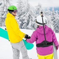 Support de ceinture 1,2 m pour perche à selfie invisible pour caméras d'action Insta360 – Enregistrement en vue à la première personne pour l'escalade, le cyclisme et le ski