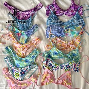 Traje de Baño de Diseño Profesional de Lujo para Playa, Bikini Micro de Nailon Reciclado Personalizado - Product Image 3