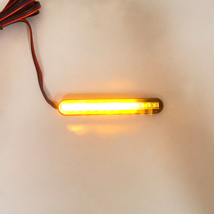 ไฟท้ายมอเตอร์ไซค์ ADT 24 LED พร้อมไฟเบรกและไฟเลี้ยว สำหรับรถคาเฟ่เรเซอร์ 12V สีแดงเบรก สีเหลืองไฟเลี้ยว LED - Product Image 5