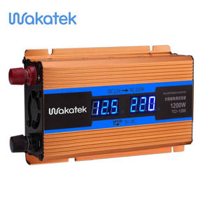 WAKATEK 350W 700W 900W DC 12 볼트 24 48 60 72V AC 220 볼트 홈 컨버터 태양 전원 수정 사인파 인버터 - Product Image 4