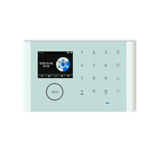 HY118 Tuya Smart Alarm Alexa Wifi + Gsm + Gprs Smart Home Apparaat App Push Home Security Alarm Systeem