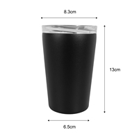 Taza térmica de viaje de 250ML y 350ML, taza de sublimación de acero inoxidable aislante de 12OZ, vaso de café al vacío con tapa