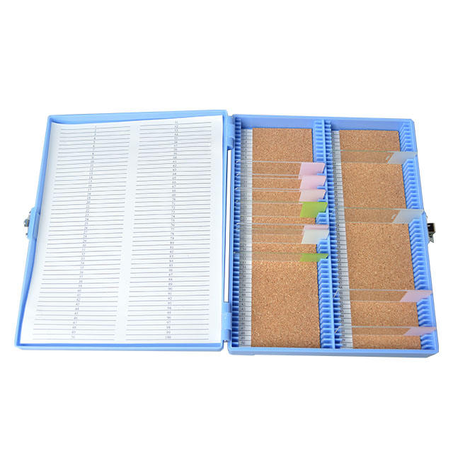 25-place Slide Boxes 25-Place Microscope Slide Storage Box - 4-Pack Plastic Slide Organizers In Assorted Colors Plastic Slide Case - Foto 2