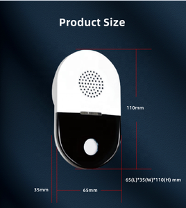 Monitor konsentrasi Gas CO LED 100-240V, detektor konsentrasi karbon monoksida Plug-in EU/US untuk rumah dan perjalanan - Product Image 5
