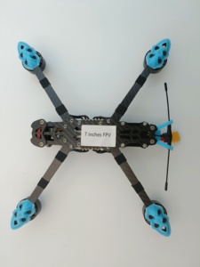 Cámara FPV de 7 pulgadas sin escobillas de alta resistencia, alcance de transferencia de 10 km, control remoto Wi-Fi, modo sin cabeza, tiempo de vuelo de 30 minutos - Product Image 3