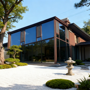 Véranda en verre avec cadre en aluminium et portes coulissantes - Bâtiments de jardin pour balcon et usage extérieur, design moderne, dimensions personnalisables - Product Image 4