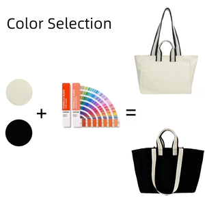 Factory Wholesale Customizable Reusable High-quality Women's Casual Canvas Tote <b>Bags</b> Open Top Waterproof <b>Shoulder</b> <b>Strap</b> 3L+ - Product Image 2