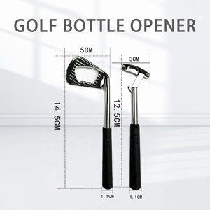פותחן בקבוקים פופולרי במבצע חם בצורת מחבט גולף, עשוי סגסוגת אבץ, לאוהבי גולף - Product Image 5