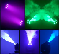 Machine à brouillard à tête mobile à diode électroluminescente 1800W DMX contrôle la lumière de vitesse de la machine à brouillard à tête mobile pour les activités