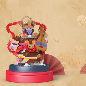 Gran Aventura del Rey, Bloques de Construcción Originales con Licencia de los Cuatro <span class=keywords><strong>Reyes</strong></span> Celestiales, Modelo de Ensamblaje para Niños, DIY, ABS - Product Image 1