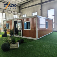Villa Modulaire Préfabriquée Moderne Prête à l'Expédition, Maison Conteneur Extensible avec Salle de Bain JOMOO pour USA, Australie, ADU, Tiny Home