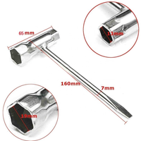 Clé d'épaisseur 2.0mm de haute qualité 13mm et 19mm clé en acier inoxydable débroussailleuse 5016917-01spark Plug clés scies à chaîne 272